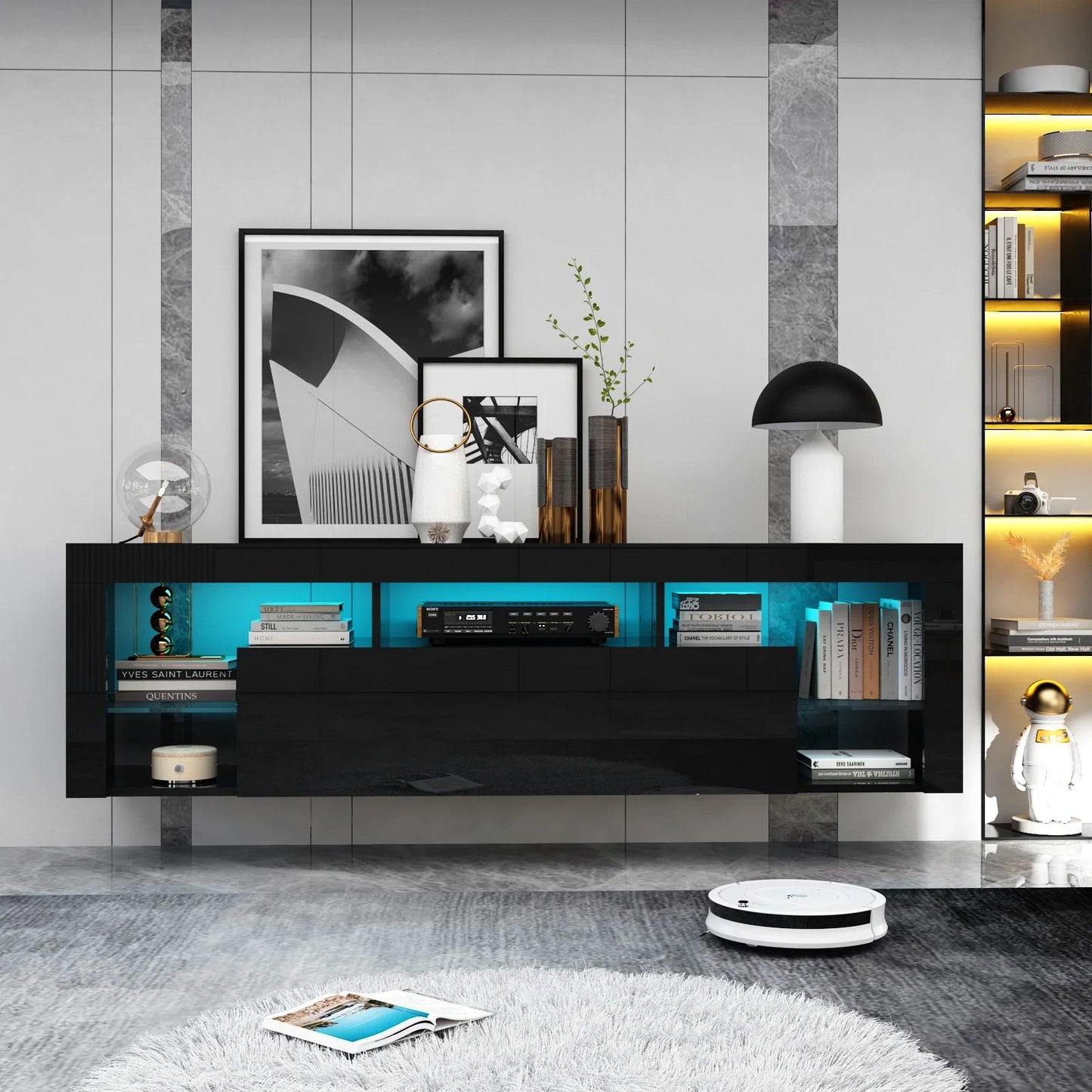63 Inch Floating TV Stand