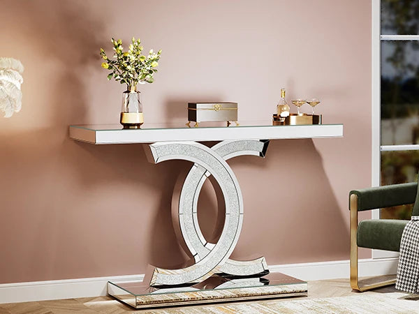 Modern Gold Entryway Table