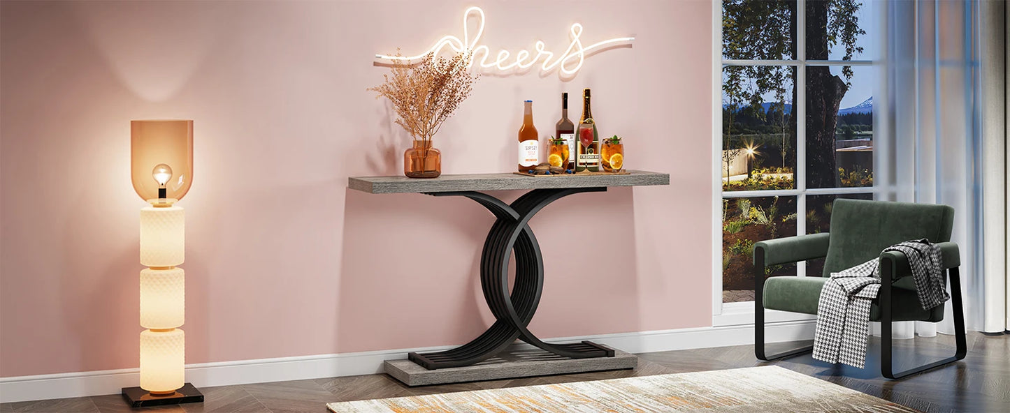 Modern Gold Entryway Table