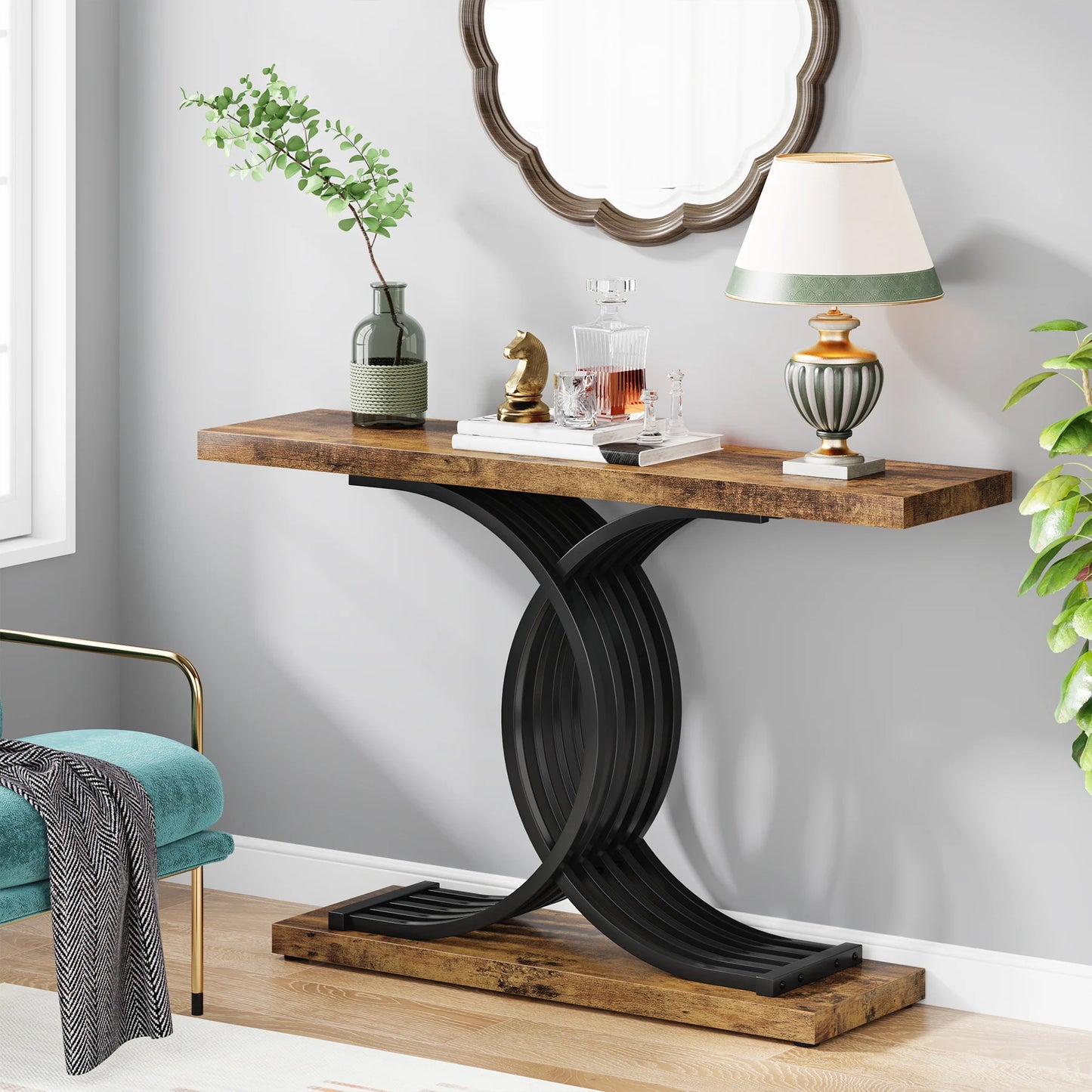 Modern Gold Entryway Table