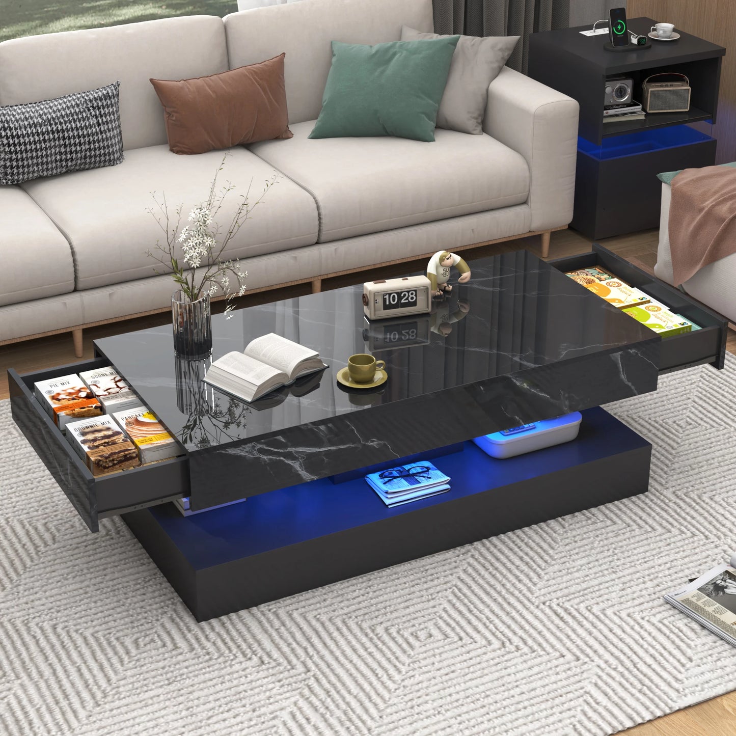 Modern LED Coffee Table