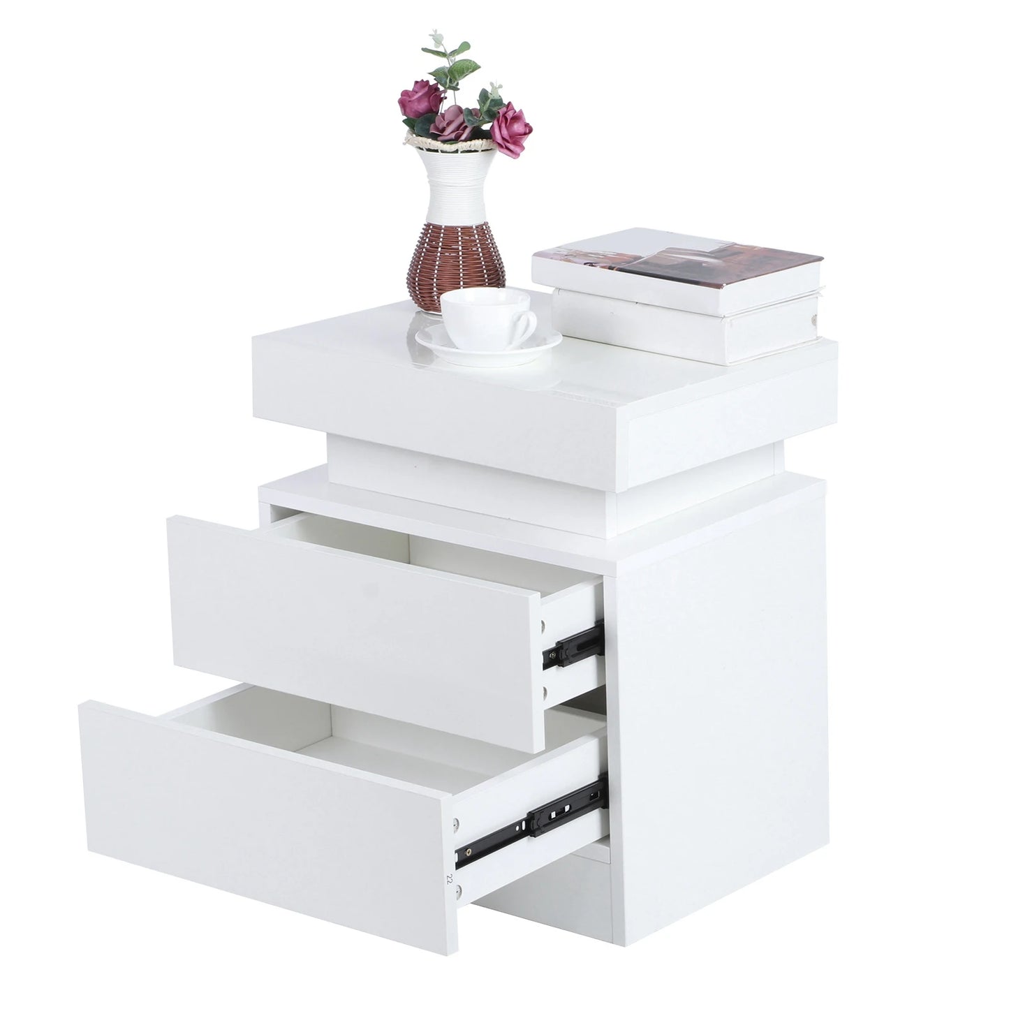 LED Bedside Nightstand