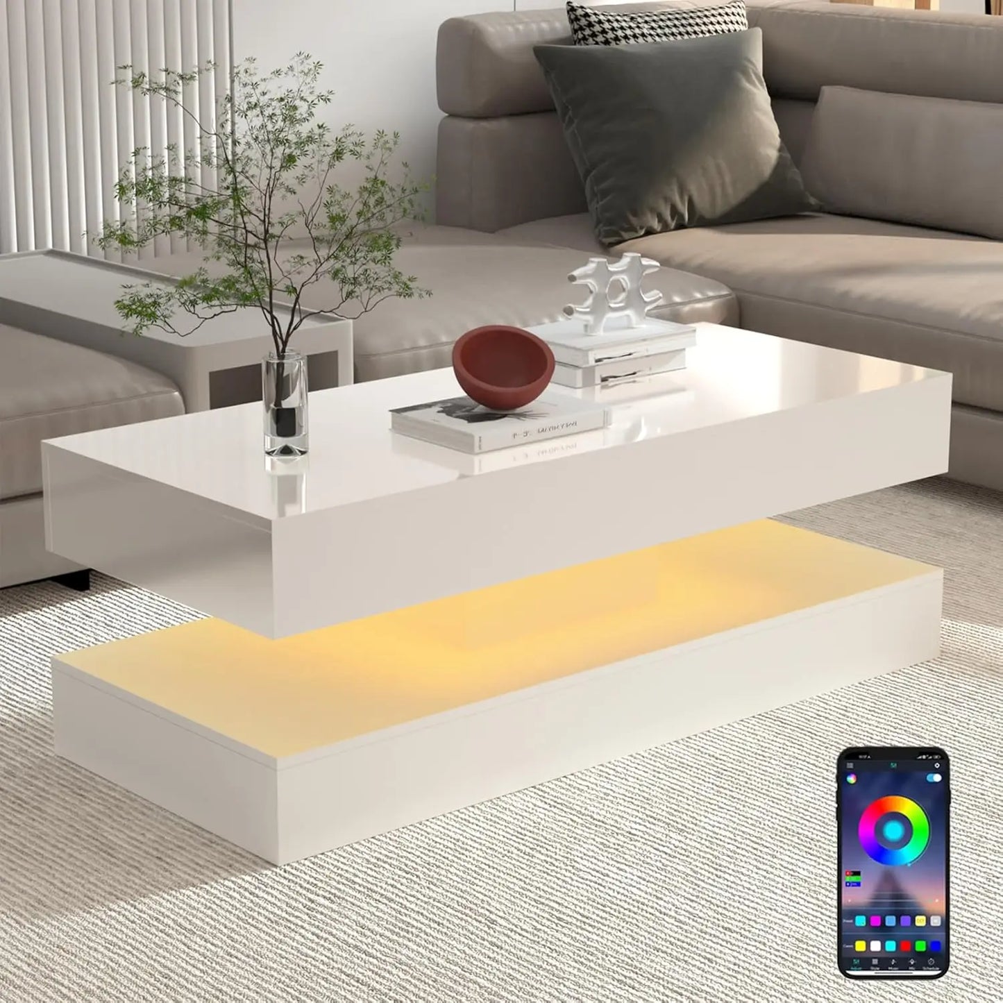 Modern LED Coffee Table