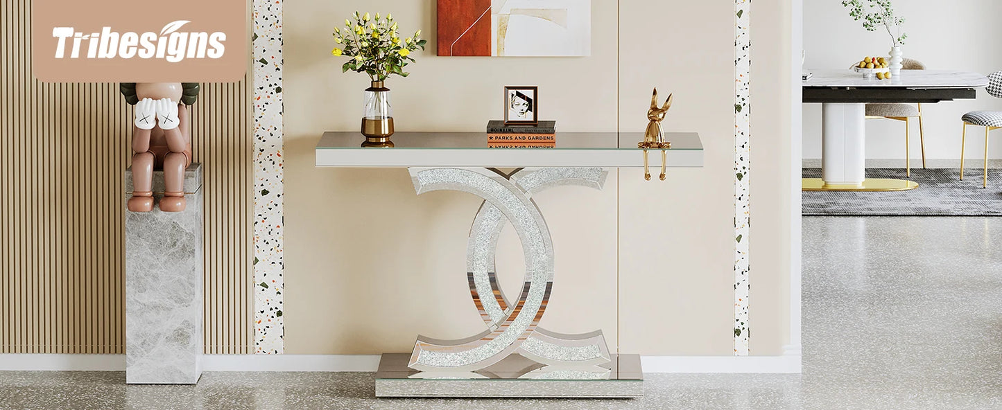 Modern Gold Entryway Table