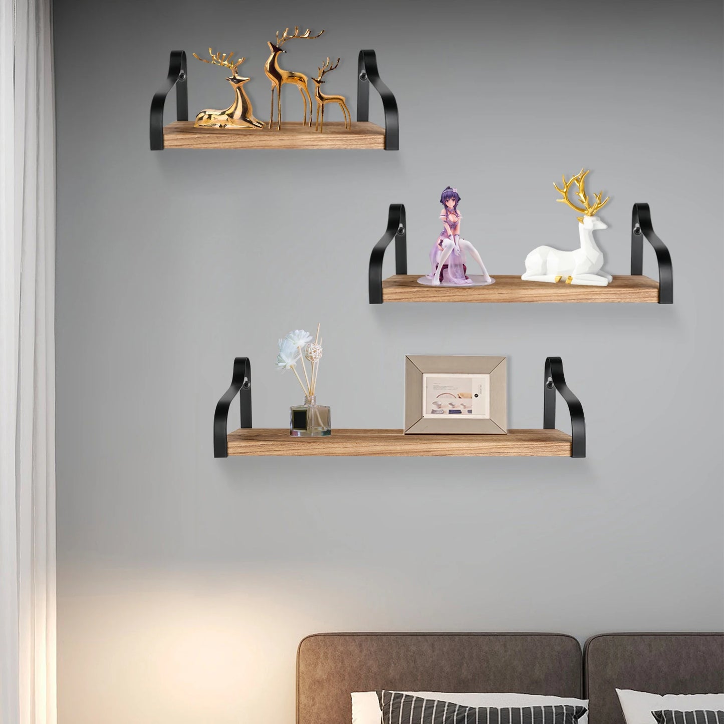 3 pcs Floating Shelves