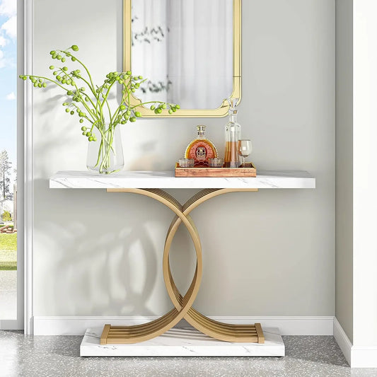 Modern Gold Entryway Table