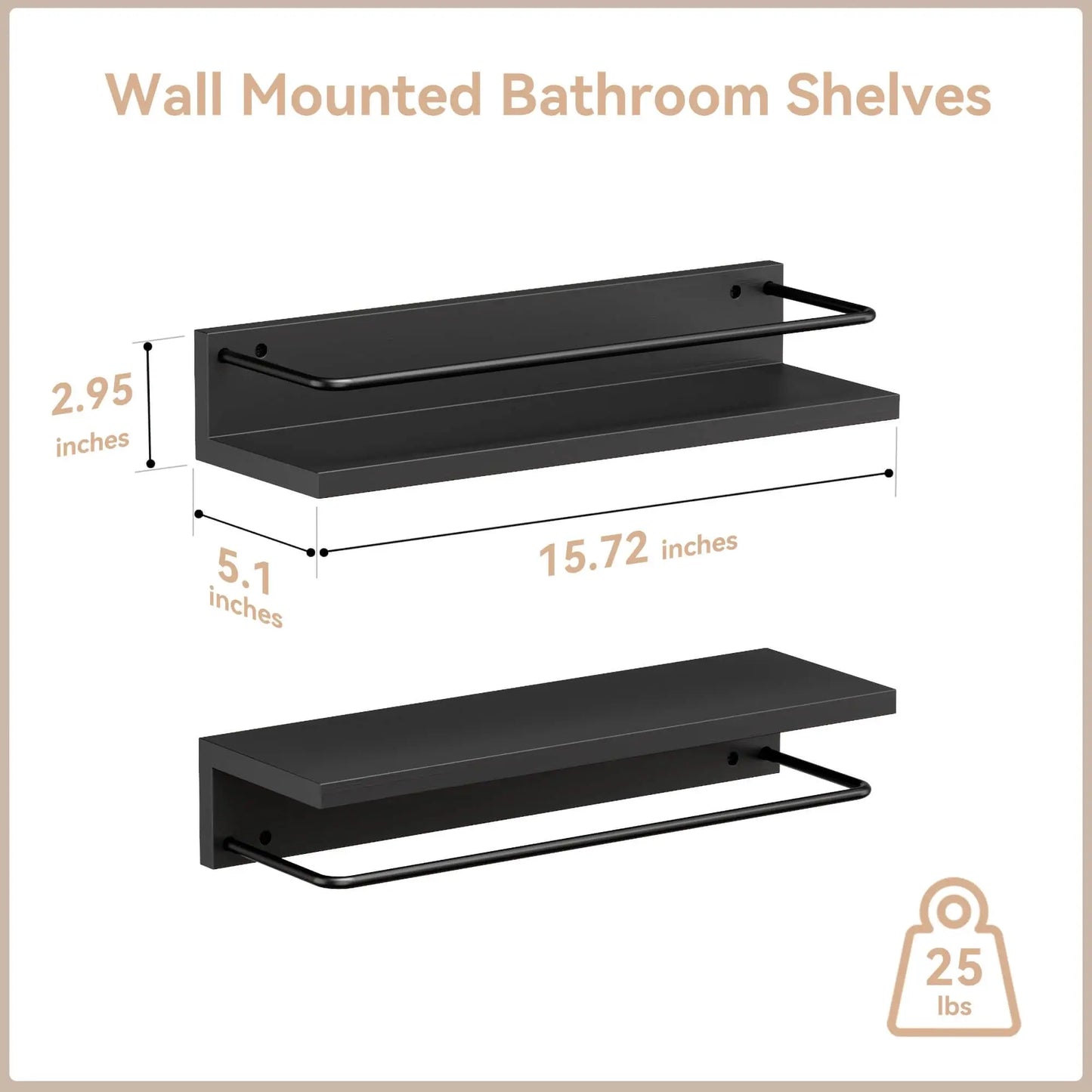 Floating Wall Mounted Shelves