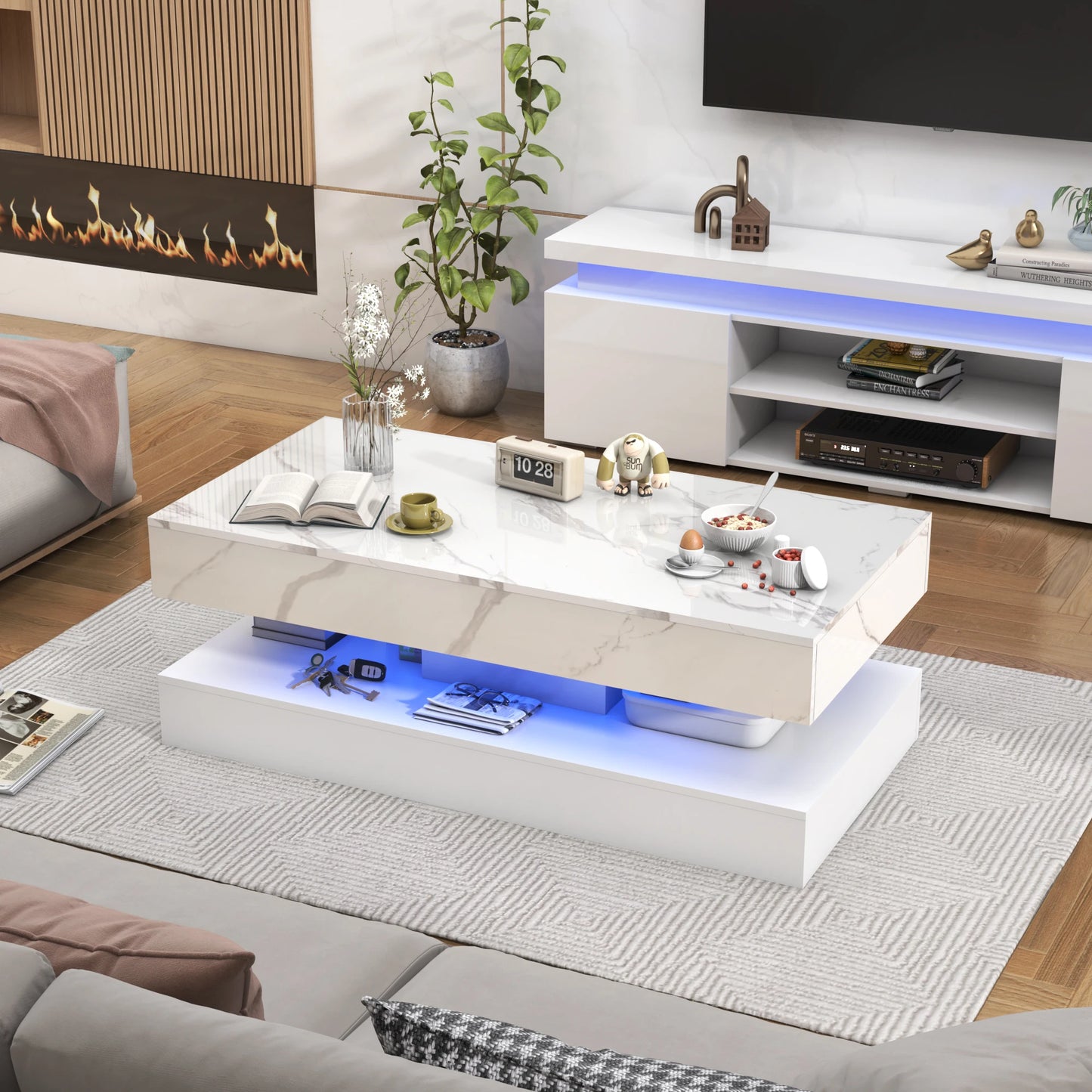 Modern LED Coffee Table