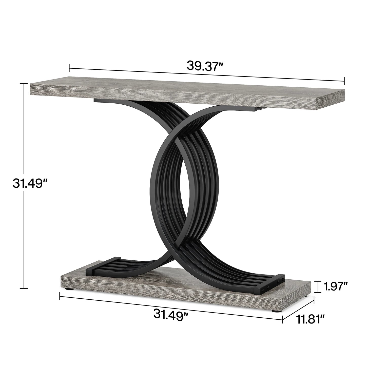 Modern Gold Entryway Table