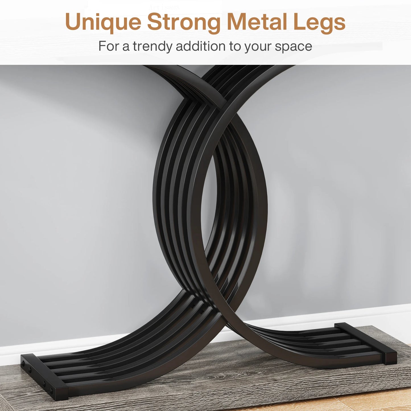 Modern Gold Entryway Table