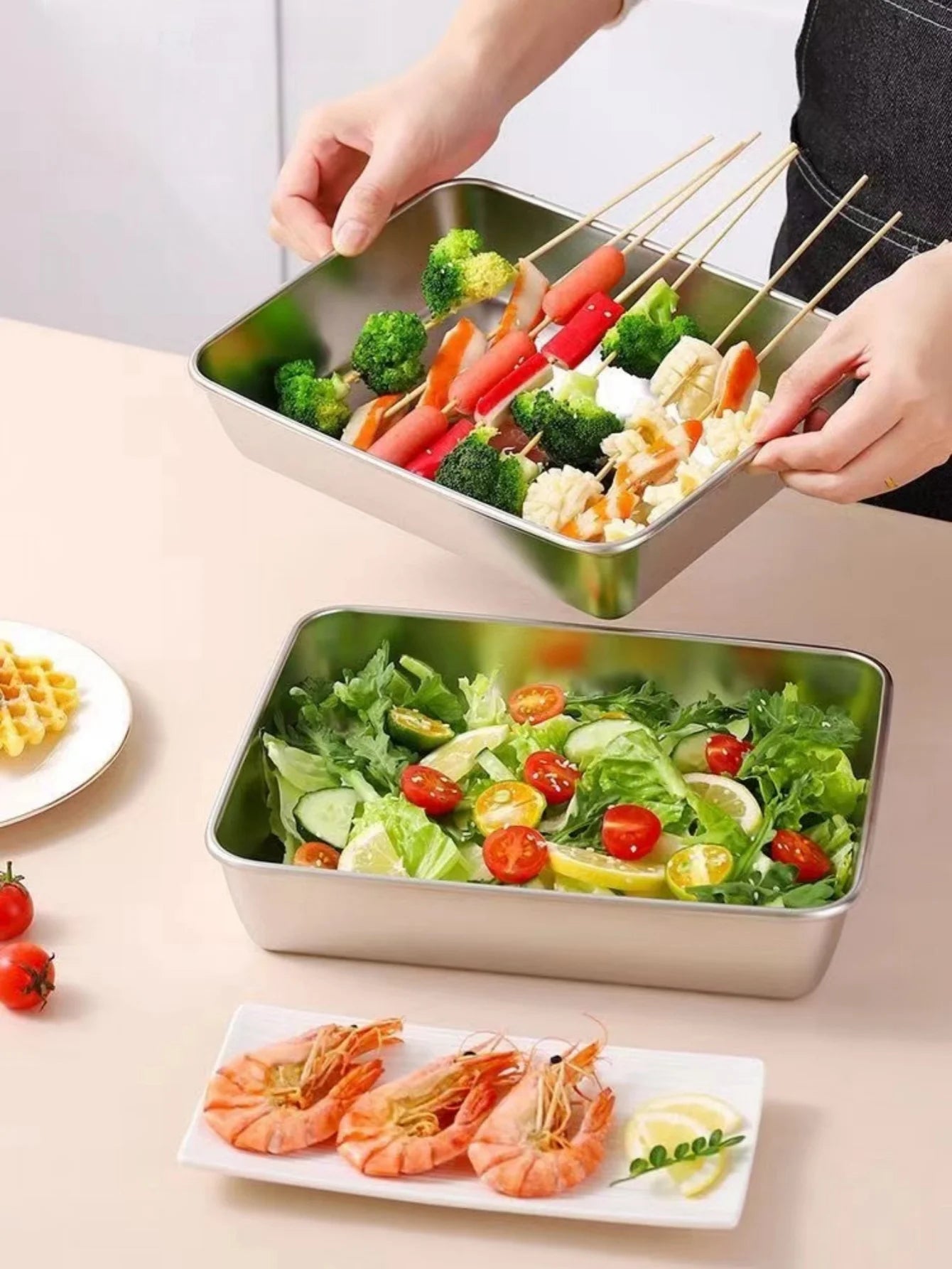 Stainless Steel Crisper Food Container