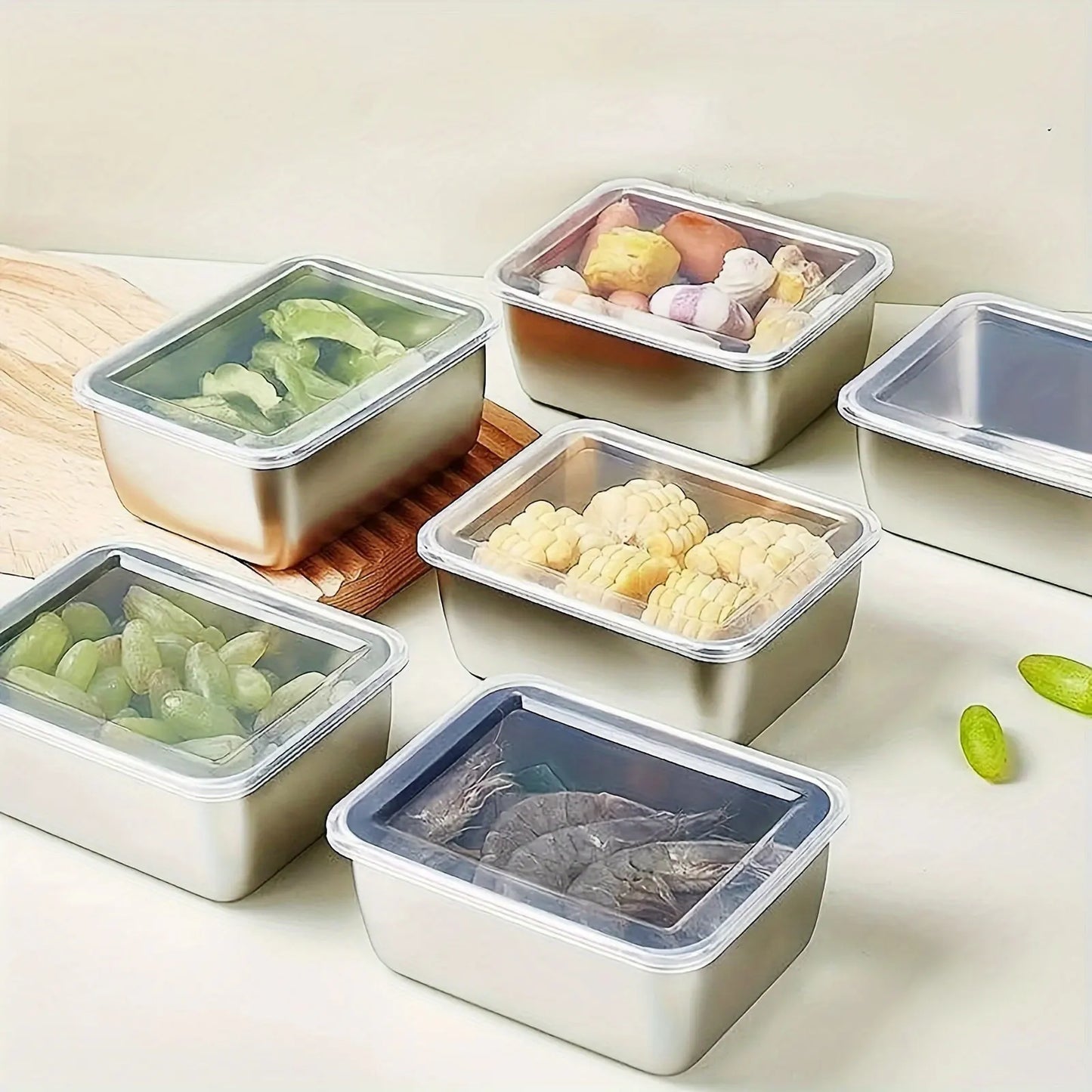 Stainless Steel Crisper Food Container