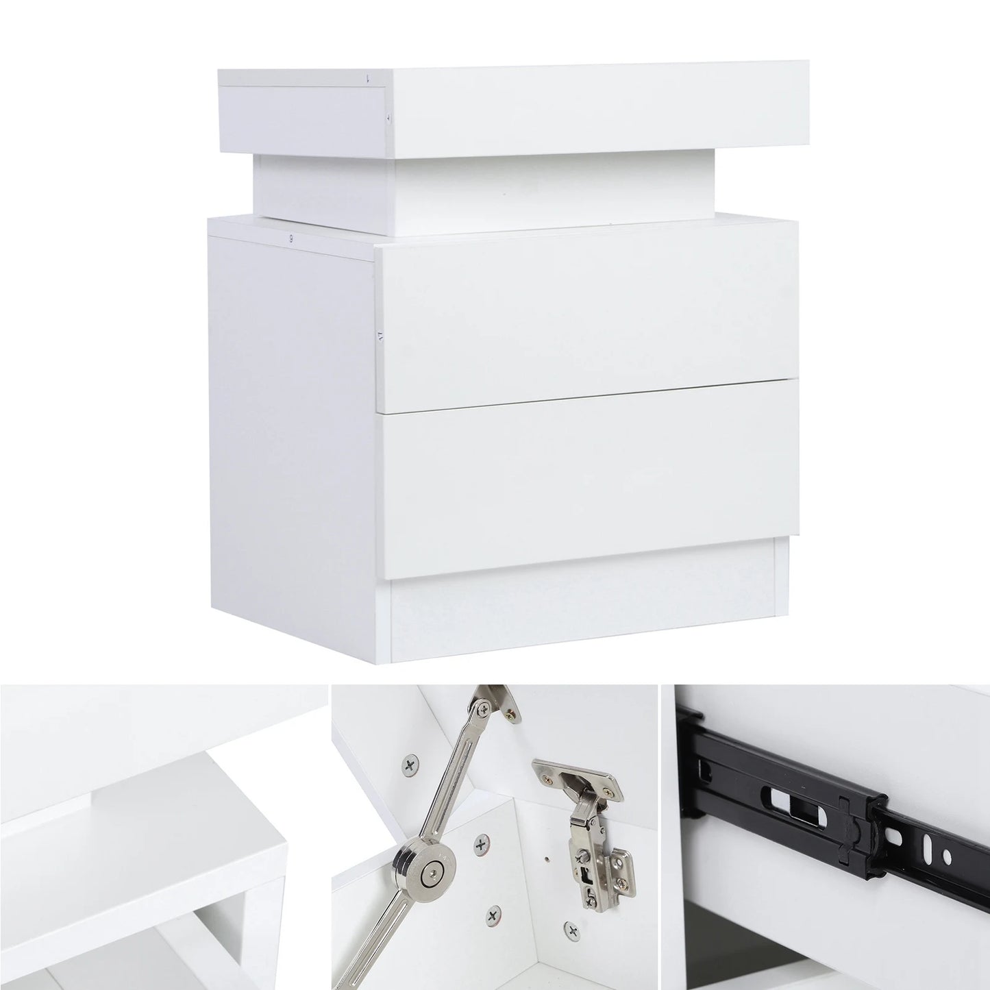 LED Bedside Nightstand