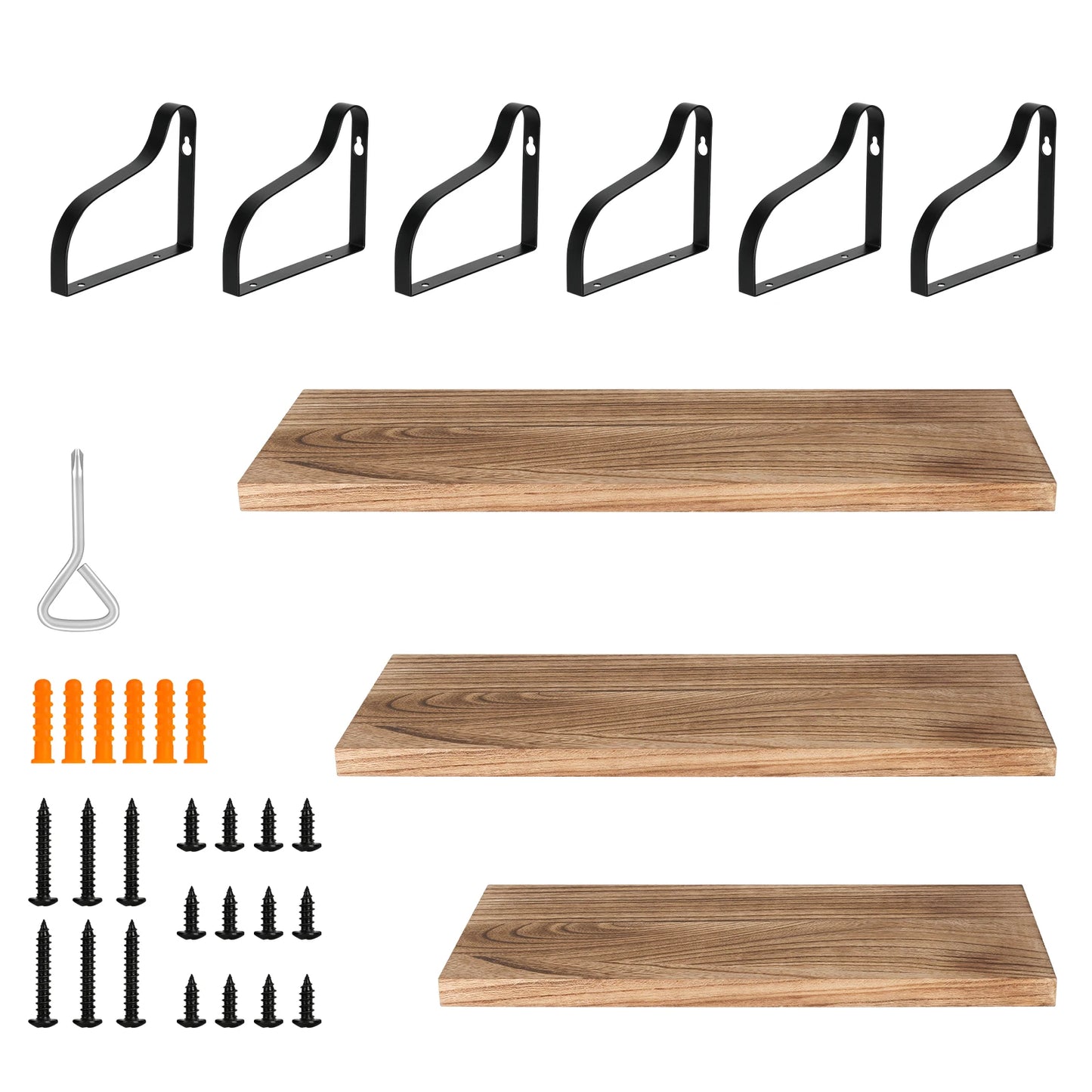3 pcs Floating Shelves