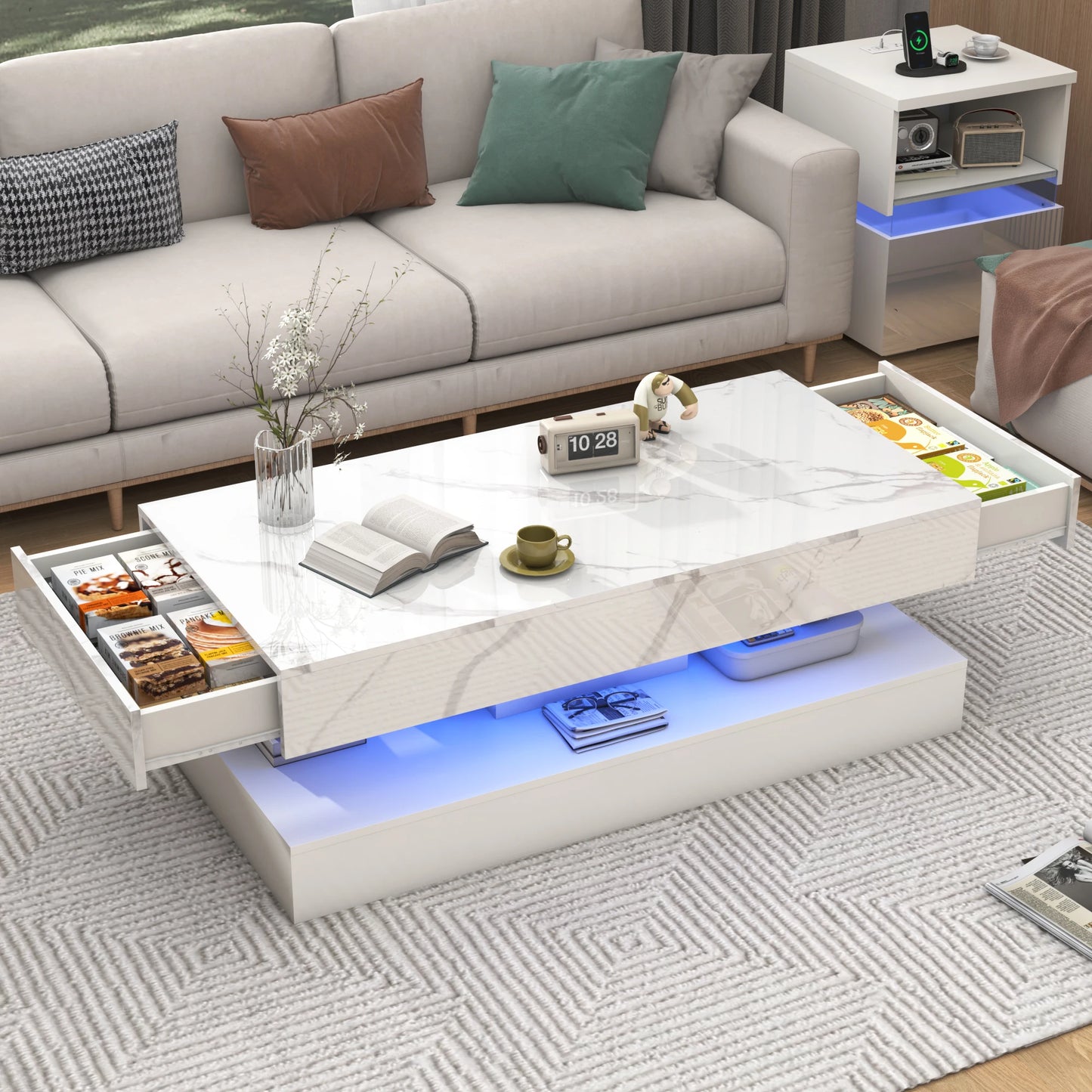 Modern LED Coffee Table