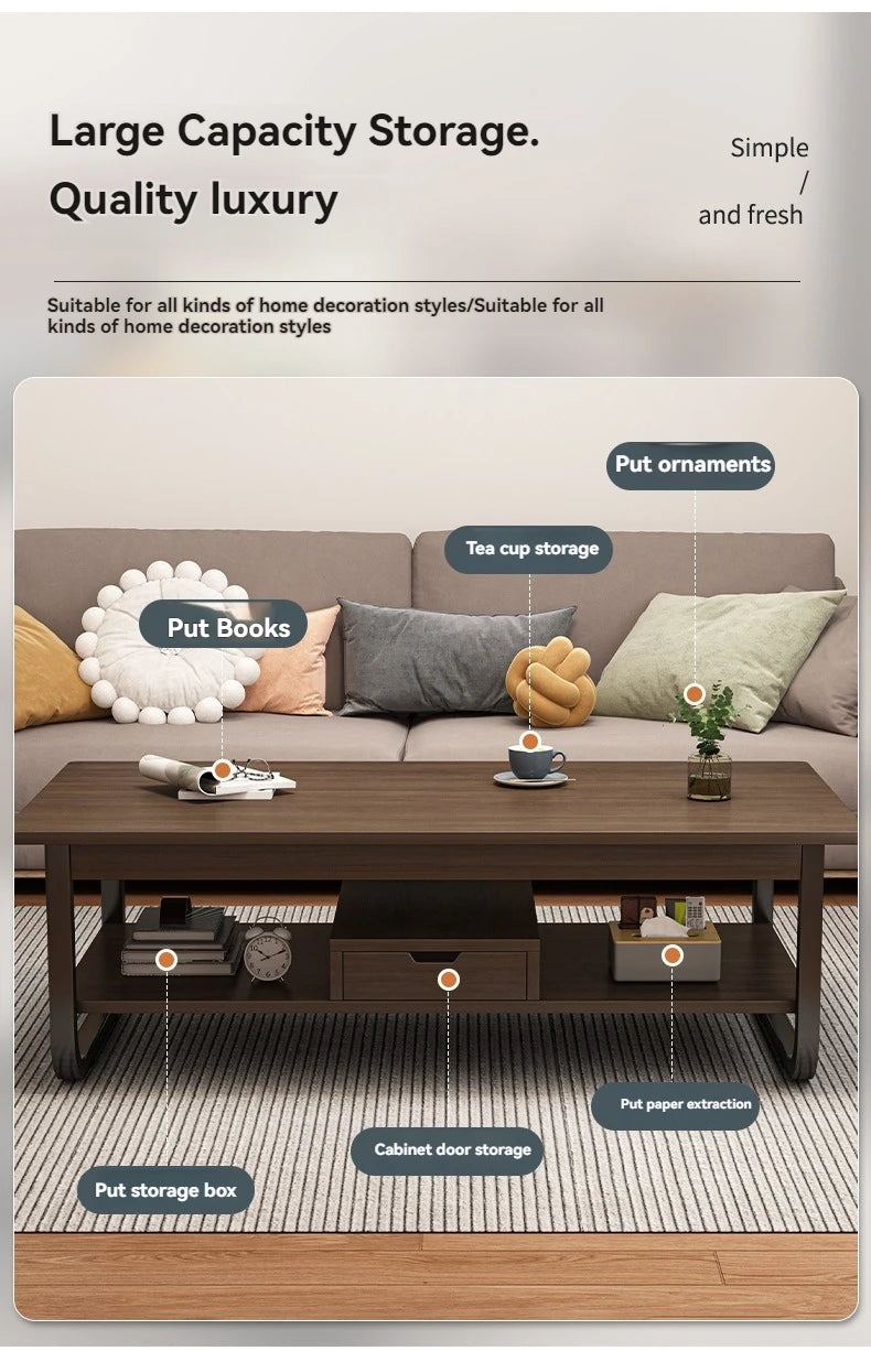 Modern minimalist coffee table
