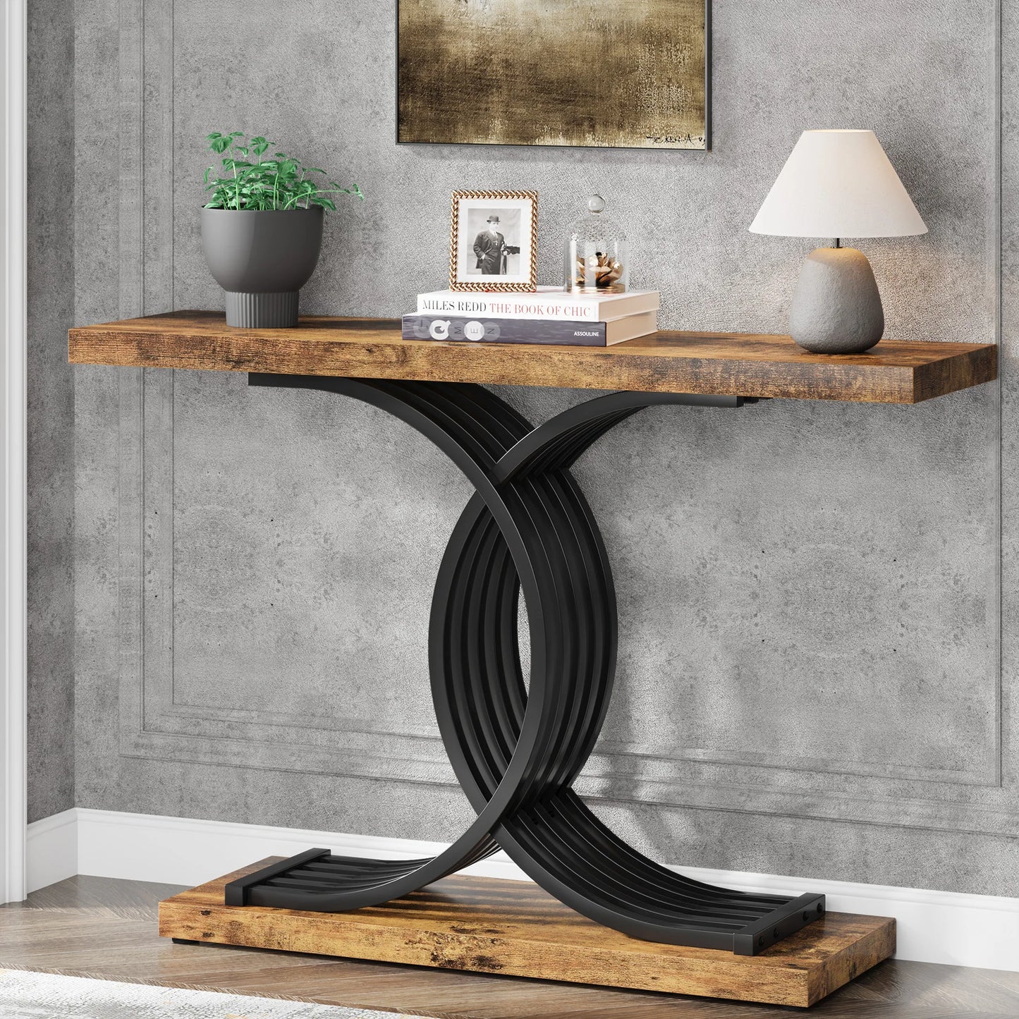 Modern Gold Entryway Table
