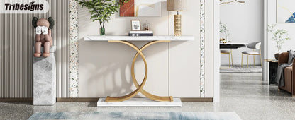 Modern Gold Entryway Table