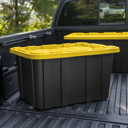 27 Gallon Heavy Duty Plastic Storage Bin