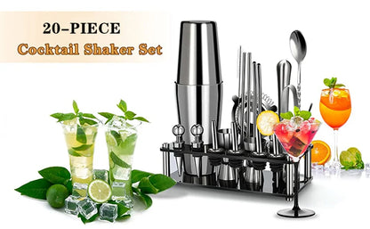 Boston Cocktail Shaker Set 20-Piece