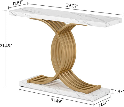 Modern Gold Entryway Table