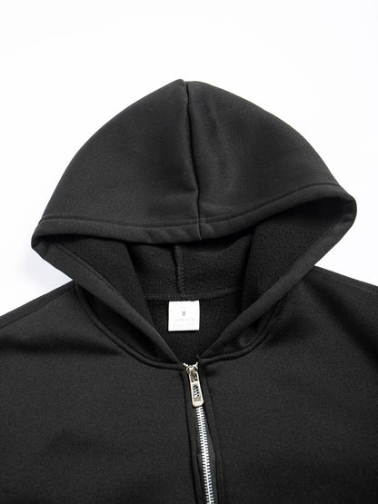 Men's Half Zipper Hooded Hoodies New Solid Color Long Sleeve Sweatshirts Autumn Loose Sport Warm Sweats Fashion Casual Pullover