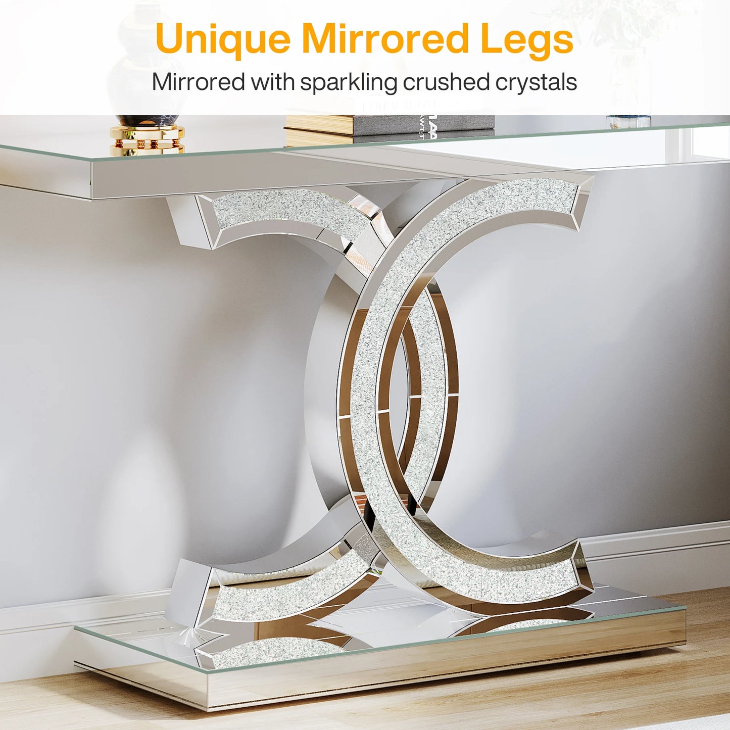 Modern Gold Entryway Table