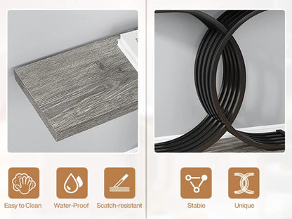 Modern Gold Entryway Table