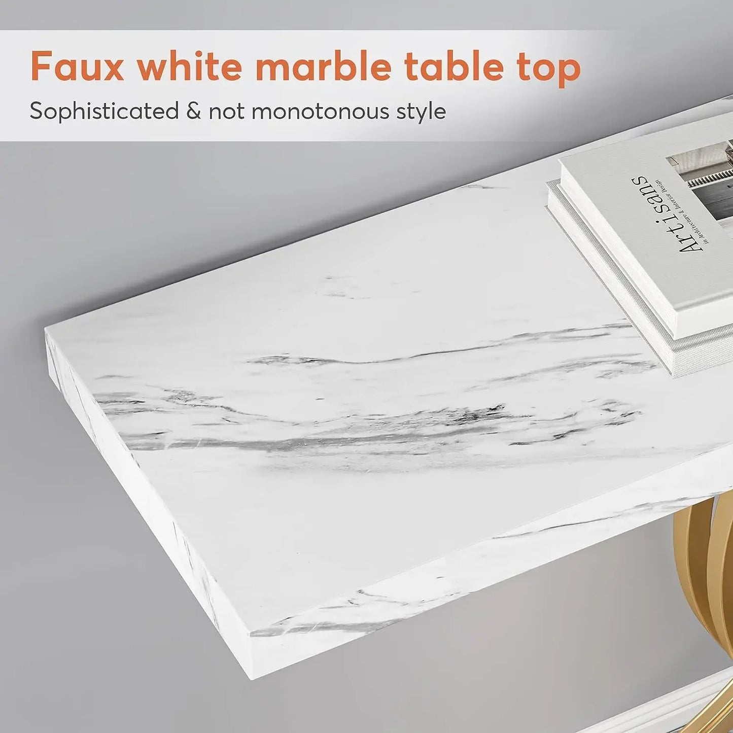 Modern Gold Entryway Table