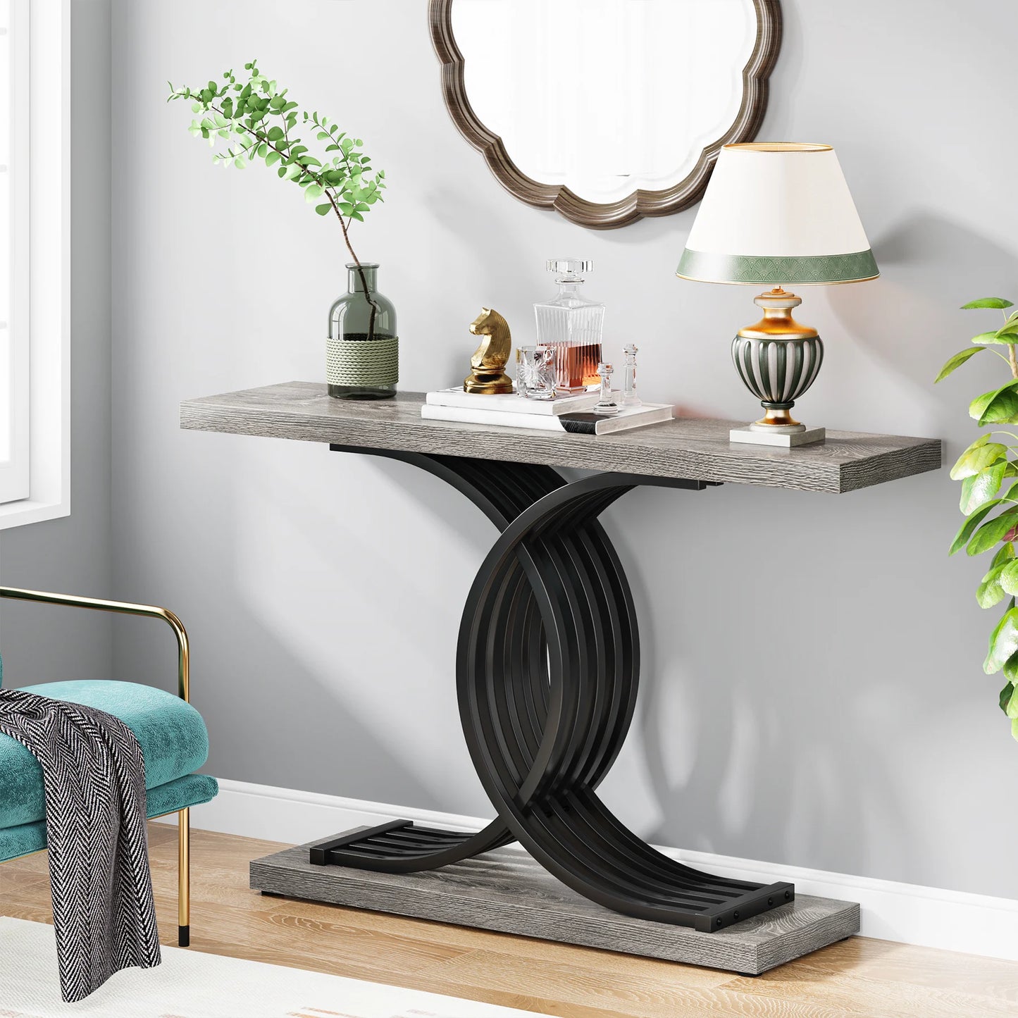 Modern Gold Entryway Table