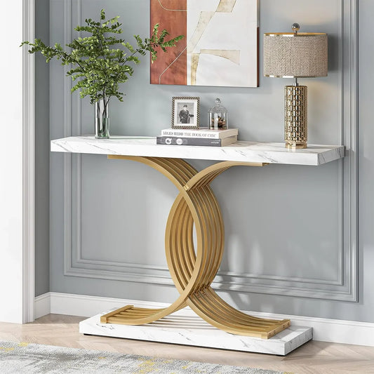 Modern Gold Entryway Table