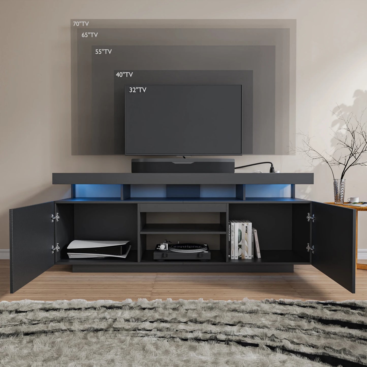 LED TV Entertainment Center