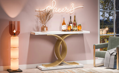 Modern Gold Entryway Table