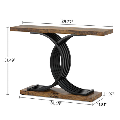 Modern Gold Entryway Table