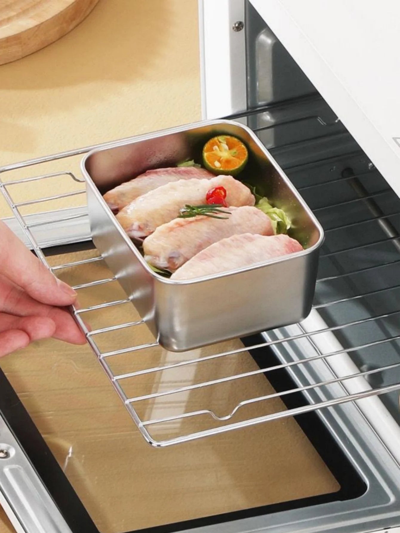 Stainless Steel Crisper Food Container