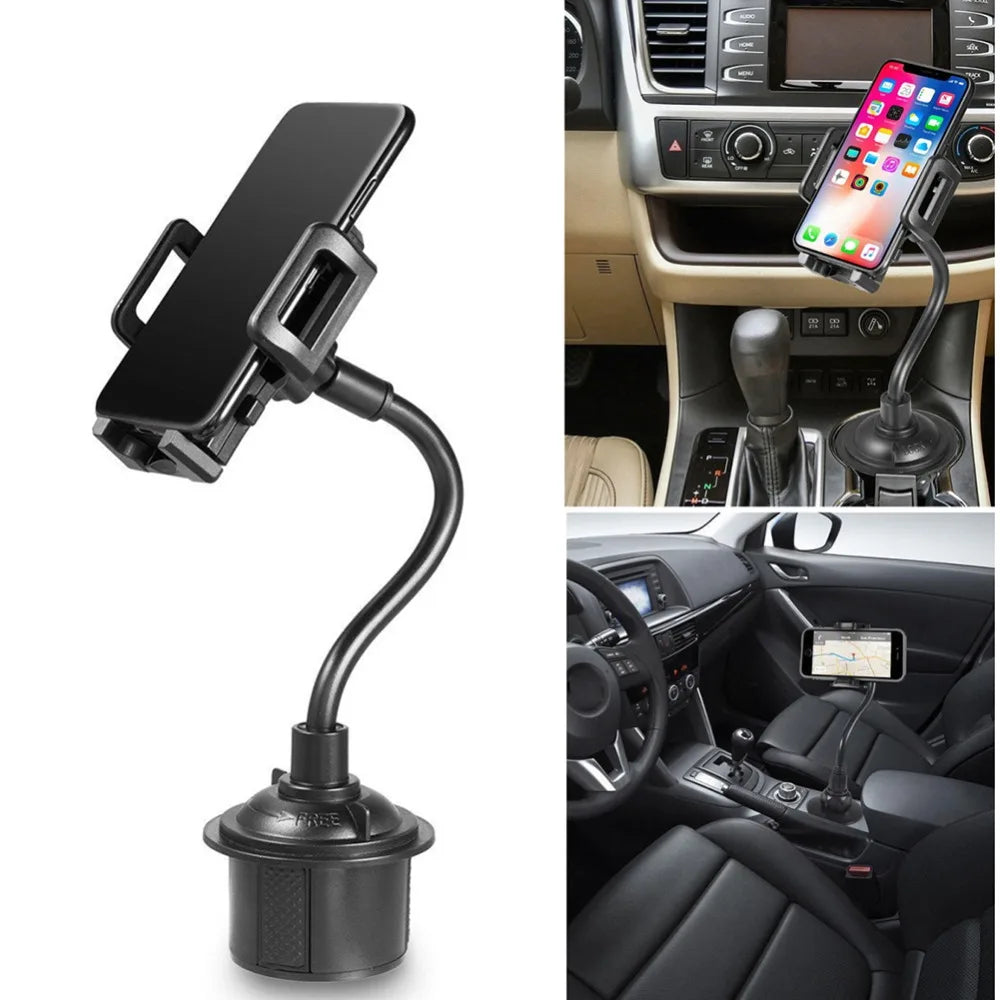 Car Cup Phone Holder Mobile Phone Stand in Car Phone Holder Stand for iPhone 13 12 Pro Max Xiaomi Huawei Phone Rotatable Stand