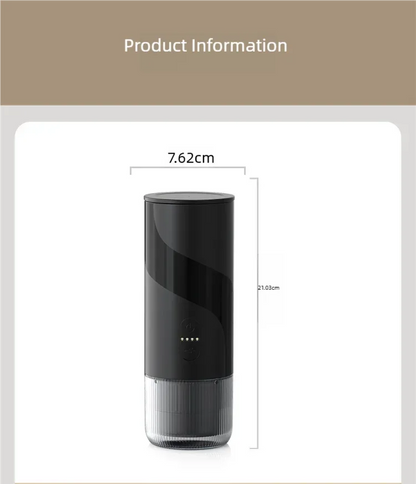 Portable Espresso Coffee Machine KFJ-1S-S1201C1 20Bar High Pressure Capsule/Ground Dual Extraction Travel /Office