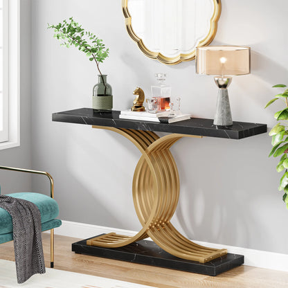 Modern Gold Entryway Table