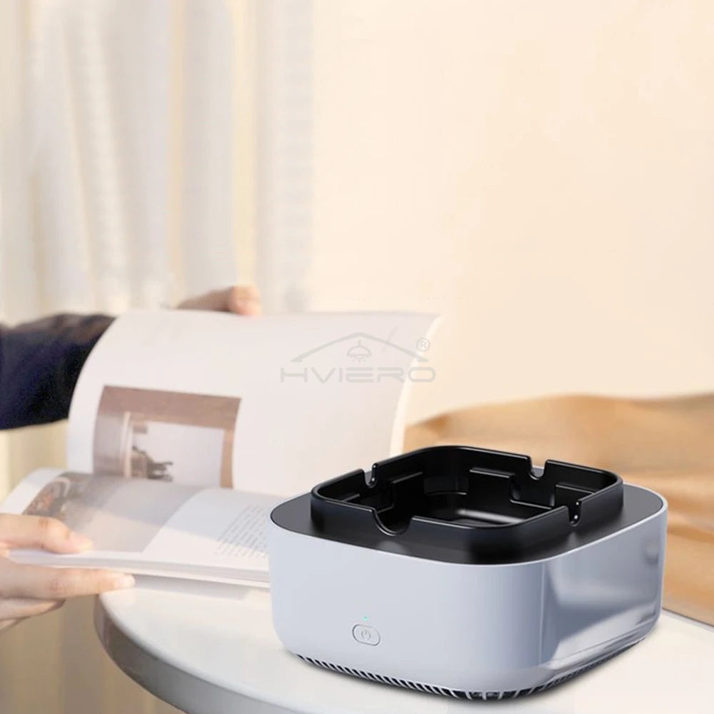 Purifier Ashtray Negative Ion Household Living Room Office Air Square Purifying Filter Remove Odor Smoke Aromatherapy Smokeless