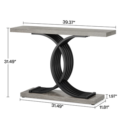 Modern Gold Entryway Table