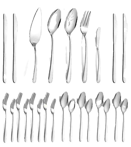 65 Pcs Stainless Steel Silverware Set