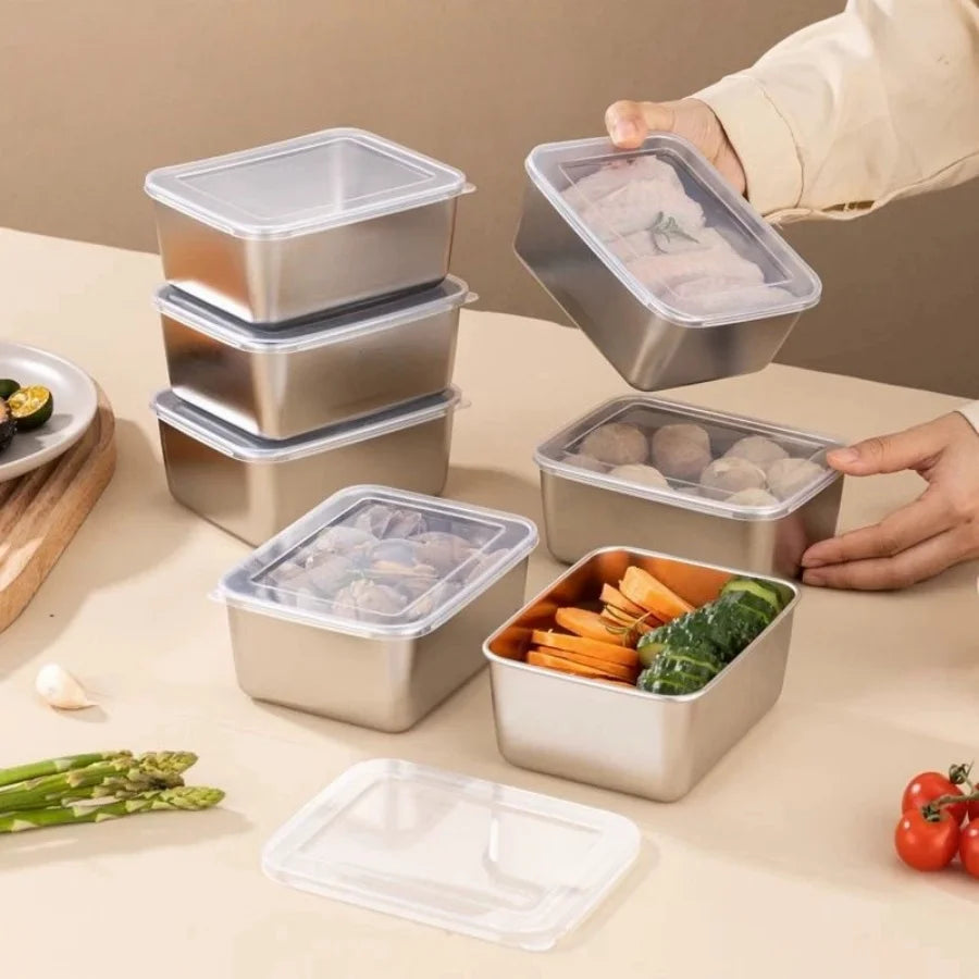 Stainless Steel Crisper Food Container