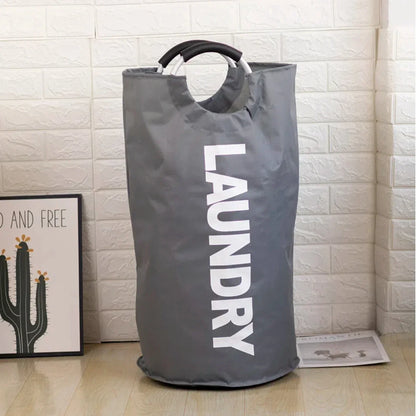 Oxford Fabric Laundry Basket Space-saving Clothes Storage Bag Waterproof Laundry Basket for Laundry Room Storage Organizer