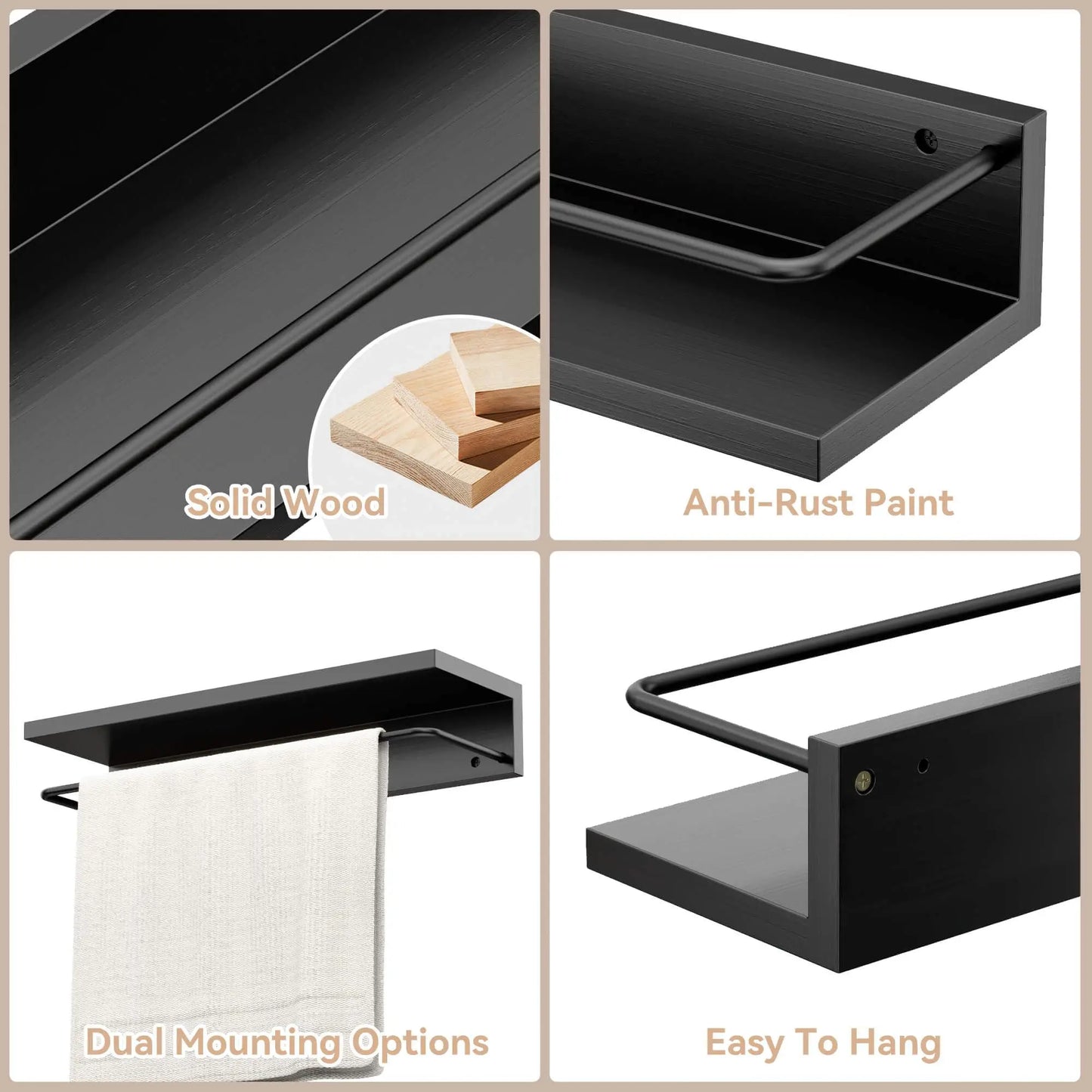 Floating Wall Mounted Shelves