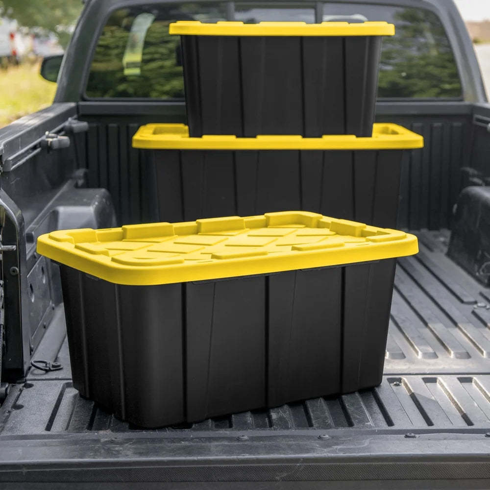 27 Gallon Heavy Duty Plastic Storage Bin