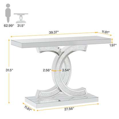 Modern Gold Entryway Table
