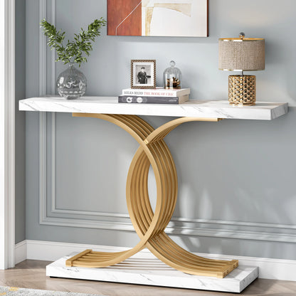 Modern Gold Entryway Table