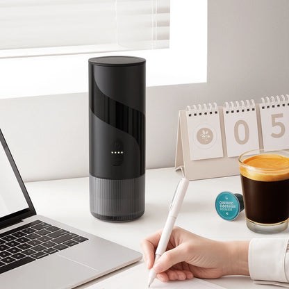 Portable Espresso Coffee Machine KFJ-1S-S1201C1 20Bar High Pressure Capsule/Ground Dual Extraction Travel /Office