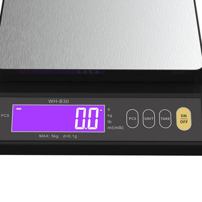 10kg/1g Digital Kitchen Scale Tare Function Electronic Food Scale LCD Display Gram Scale with Stainless Steel for Cooking Baking