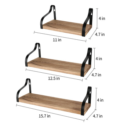 3 pcs Floating Shelves